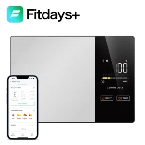 Smart Kitchen Scale Food Calorie Protein Fat Carbs Nutritional Calculator Scales, 11LB / 5kg Stainless Steel Kitchen Food Scale