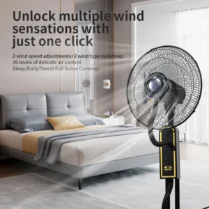 4L large water tank water-cooled spray electric fan for commercial and household use with high wind power for cooling, humidific