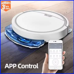 Household Automatic App Control Smart Vacuum Cleaner Robot Wet Dry Floor Sweep 2800PA Suction Quiet Mopping Cleaning Machine