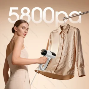 New Handheld Vacuum Garment Steamer Powerful Suction Steam Clothes Iron Fast Heating Fabric Ironing Machine for Home Travel Use