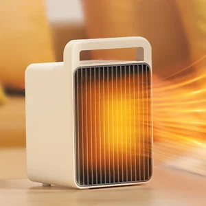 Mini Electric Heater For Room 600W PTC-Ceramic Fast Heating Portable Desk Fan Warmer Household Warm Air Bedroom Warming Machine